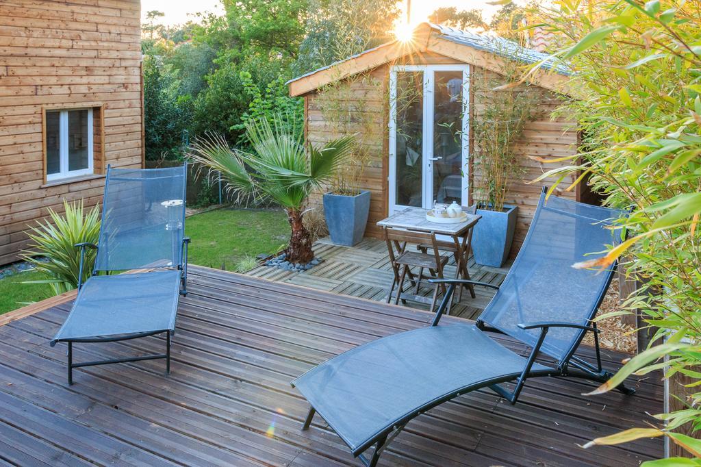 Wood'N Sea Surf Lodge - Auberge De Jeunesse Capbreton Exterior foto
