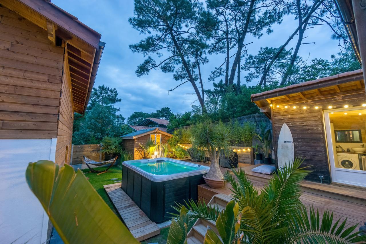 Wood'N Sea Surf Lodge - Auberge De Jeunesse Capbreton Exterior foto